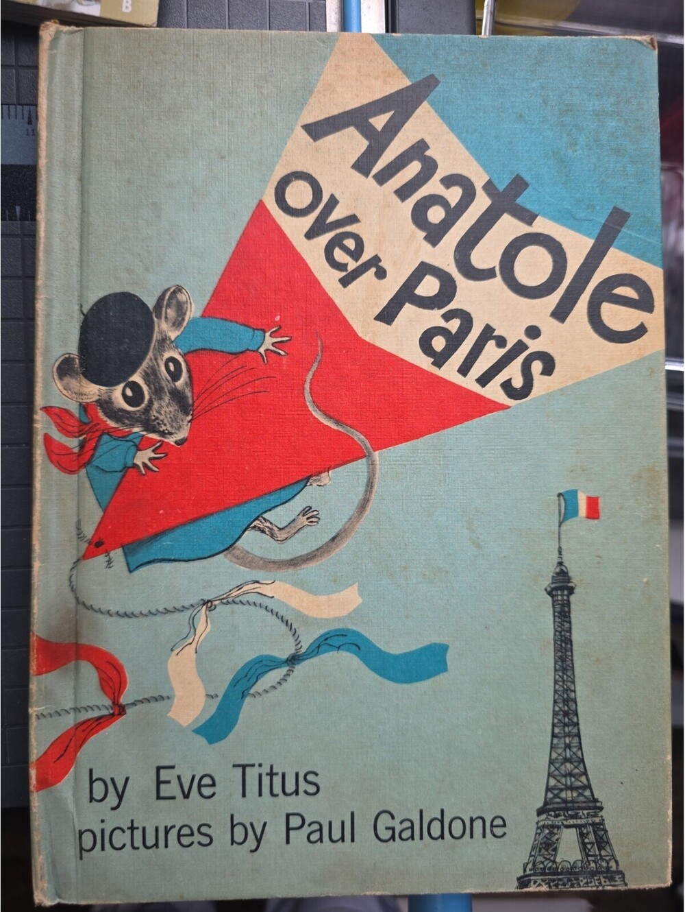 Anatole Over Paris by Eve Titus, Pictures by Paul Galdone - Vintage Children's 1